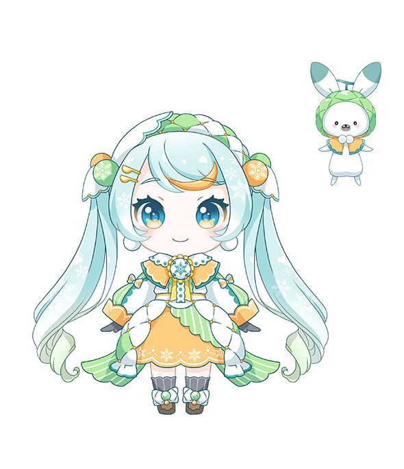 Snow Miku & Rabbit Yukine 2024 Outfit Design Poll Site | GOOD